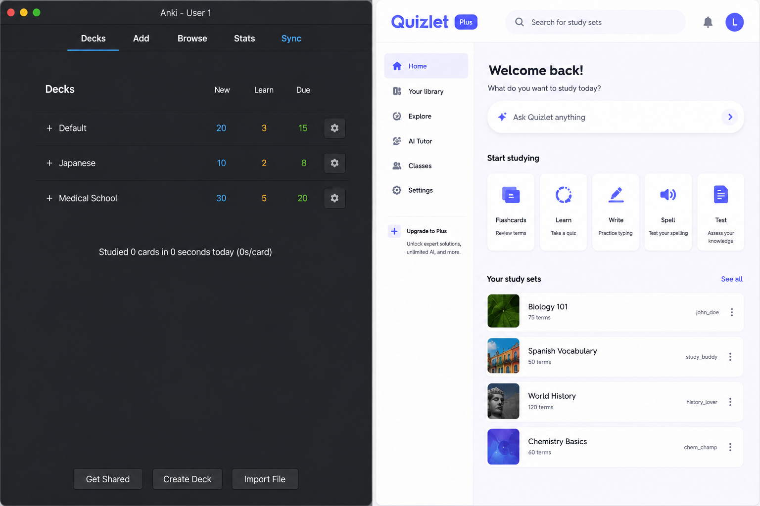 Anki vs Quizlet What Is the Difference for Students Today