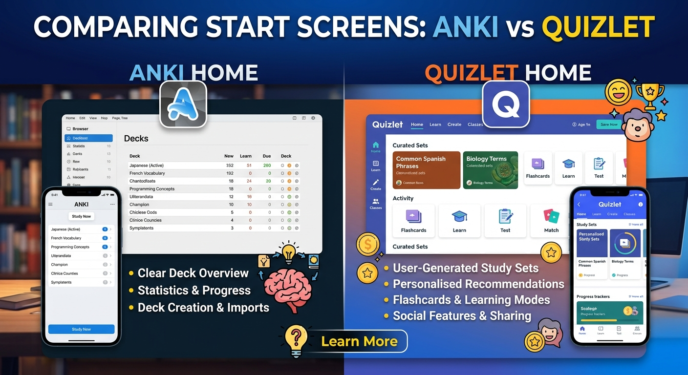 Anki vs Quizlet for Language Learning: Which Is Better?