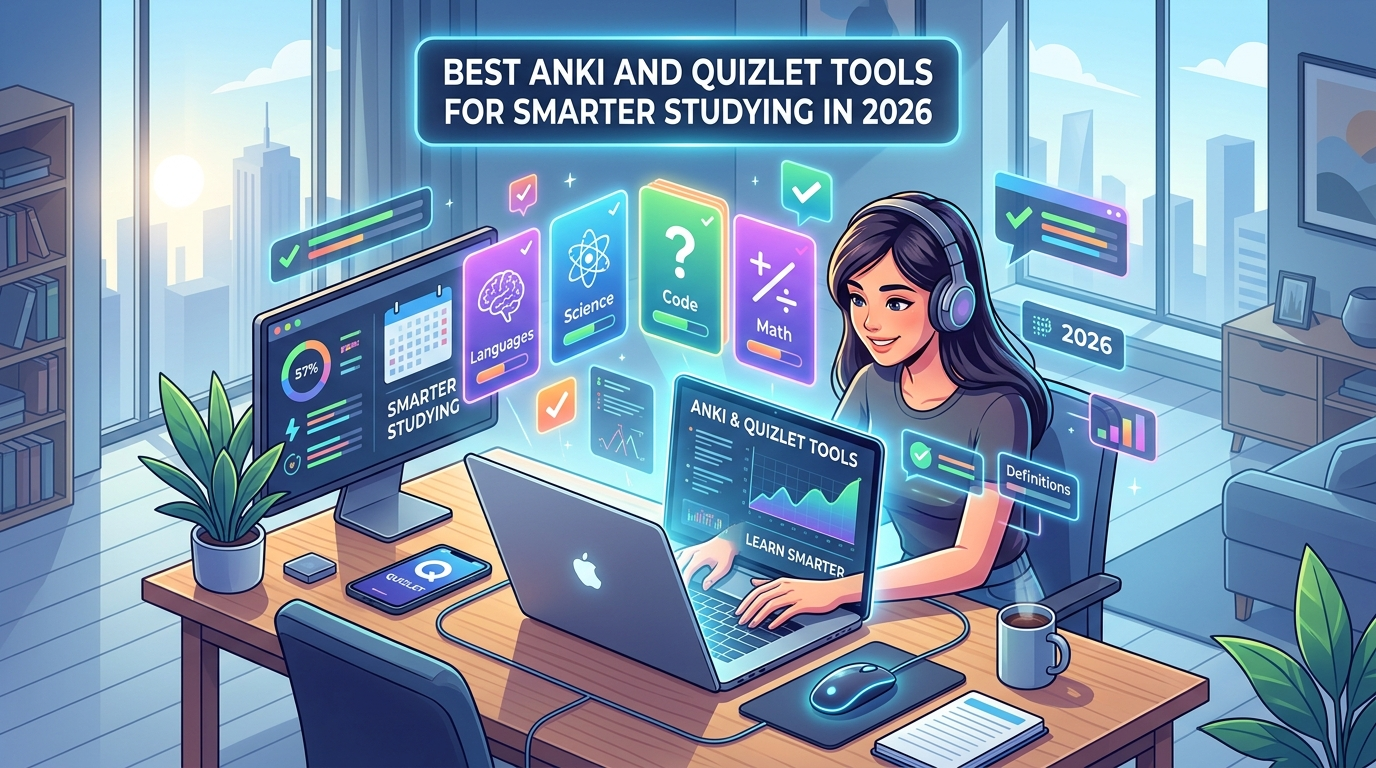 Best Anki and Quizlet Tools for Smarter Studying in 2026