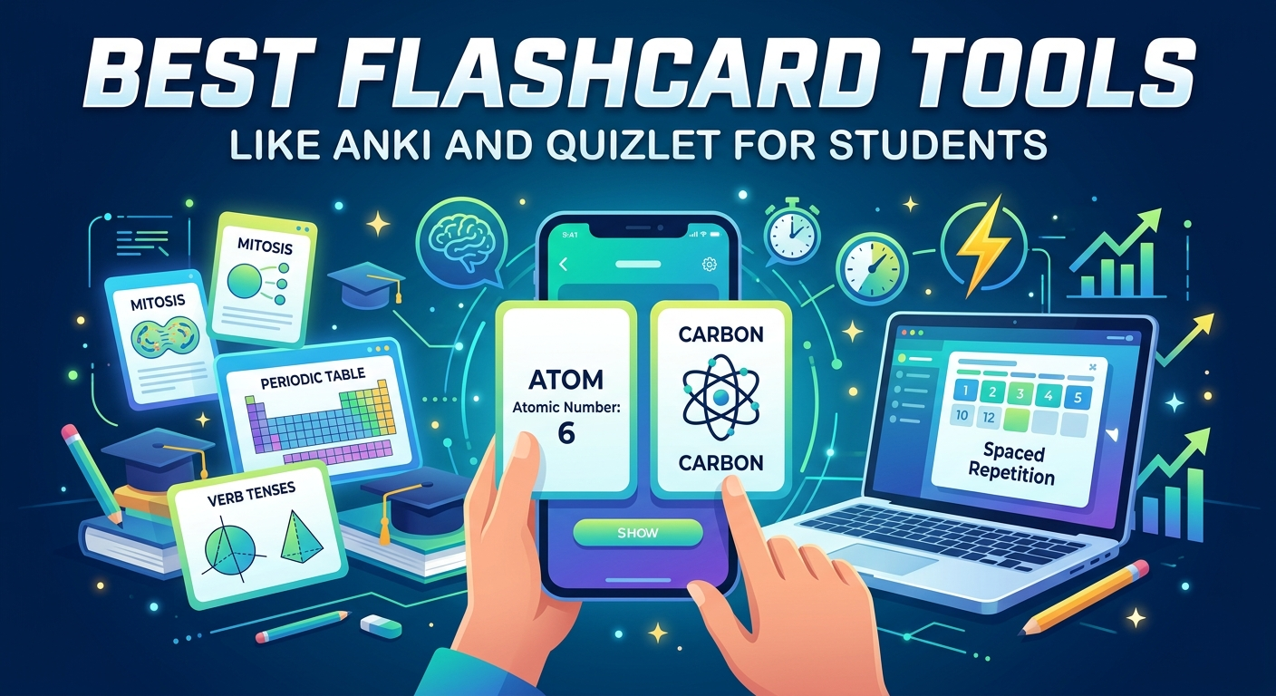 Best Flashcard Tools Like Anki and Quizlet for Students