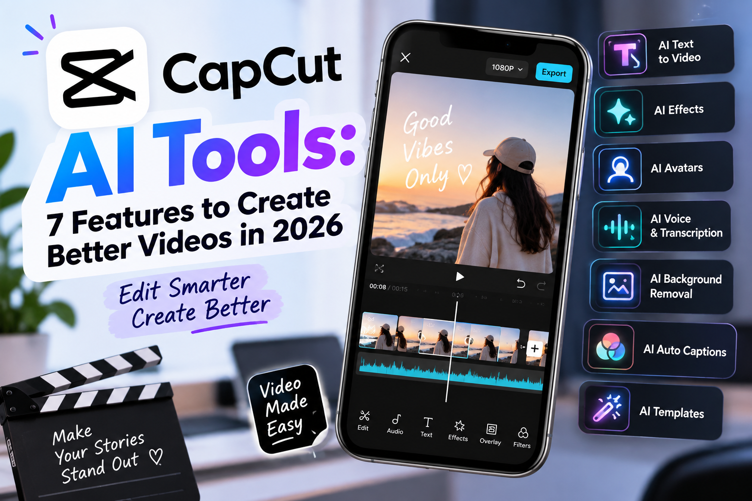 CapCut AI Tools 7 Features to Create Better Videos in 2026